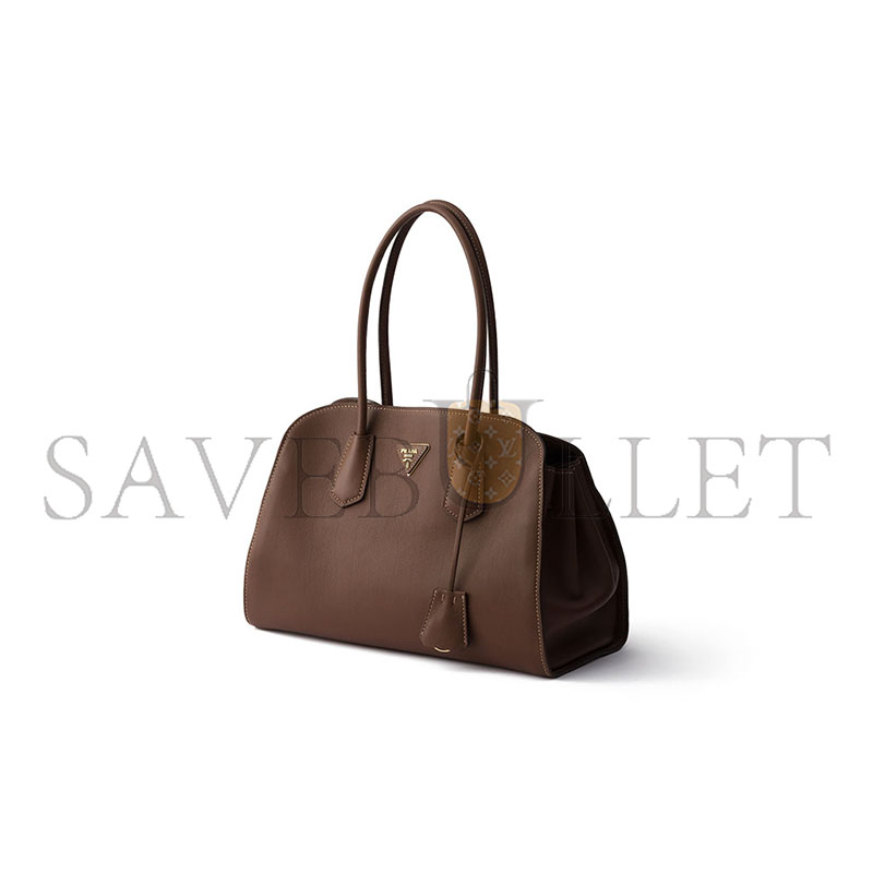 PRADA MEDIUM LEATHER TOTE BAG 1BG606 (34*23*14cm)